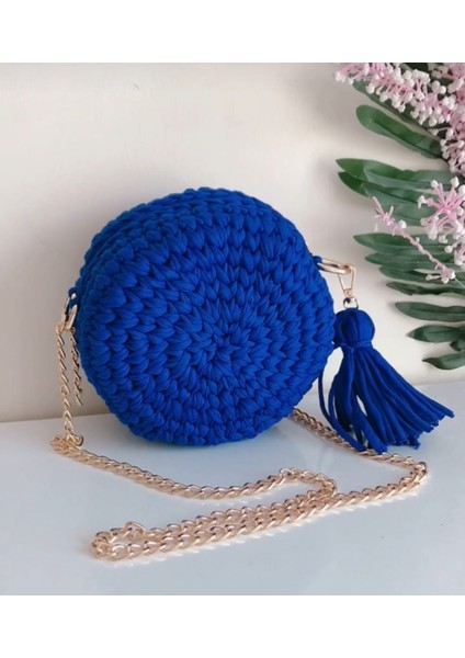 Makaron Model El Örgüsü Çanta