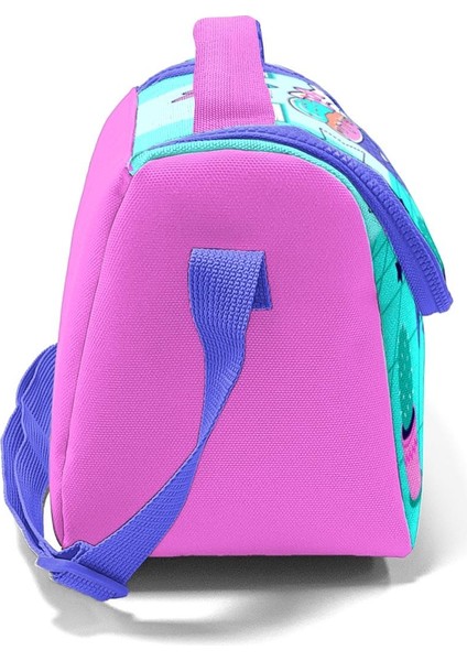 Kids Turkuaz Pembe Dondurmalı Kedi Desenli Thermo Beslenme Çantası 11751 fırsatları