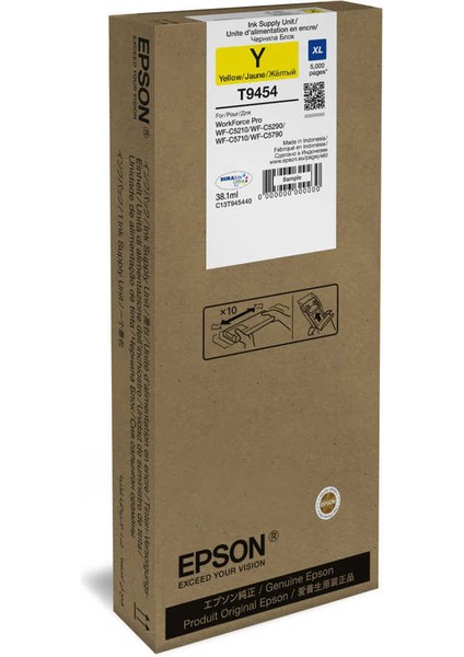 Epson T9454XL-C13T945440 Sarı Orijinal Kartuş Yüksek Kapasiteli