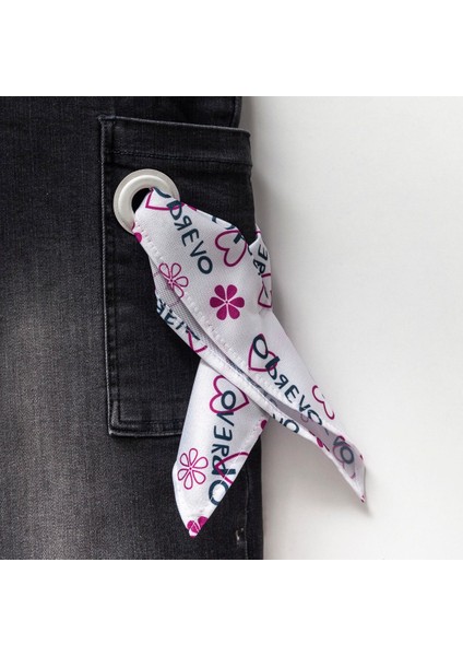 Overdo Kalp Nakışlı Kız Çocuk Salopet indirimleri