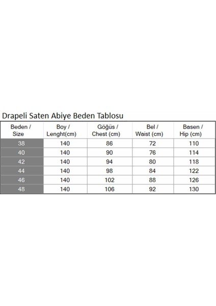 Drapeli Saten Abiye Gül Kurusu 19192