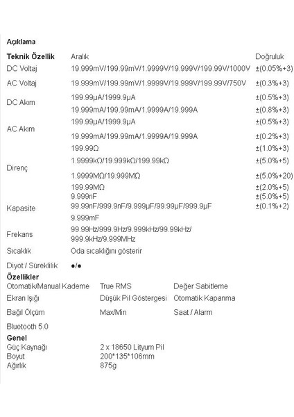 Tf 500 Toolfıx Dijital Ölçü Aleti;ub;class