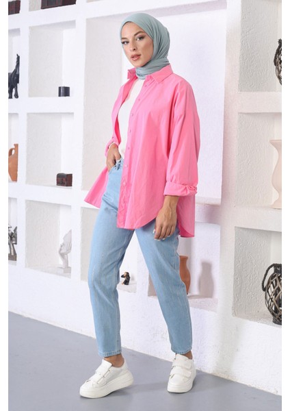 Taş Detaylı Kot Pantolon Açık Kot 6039