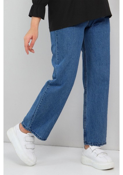 Missvalle Bol Paça Kot Pantolon Mavi 6016 fiyatları