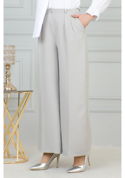 Missvalle Bol Paça Pantolon Gri 6099 fırsatları