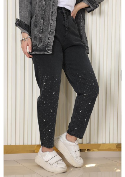 Missvalle Taş Detaylı Kot Pantolon Siyah 6094 fırsatları