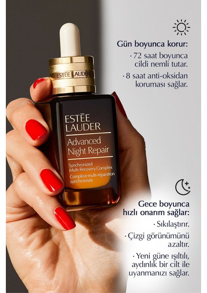 Estee Lauder Advanced Night Repair Serum 50ML + Göz Kremi 5ml + Supreme+ Soft Nemlendirici 15ML Cilt Bakım Seti