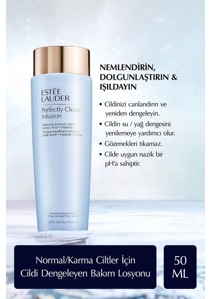 Estee Lauder 4 Adımlı Cilt Bakım Başlangıç Seti - Serum 30ML, Krem 5ml, Göz Kremi 5ml, Losyon 50ML