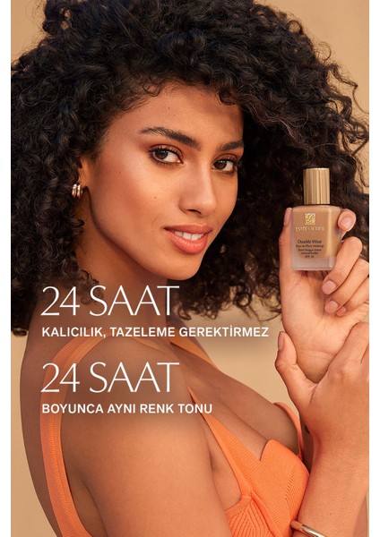 Estee Lauder Doğal ve Mat Bitişli - Double Wear Stay-In-Place Fondöten Spf 10 ( 1c0 Shell ) - 30 ml