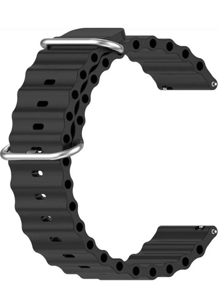 Samsung Galaxy Watch 5 40-46MM İçin Ocean Loop Silikon Kordon 20MM