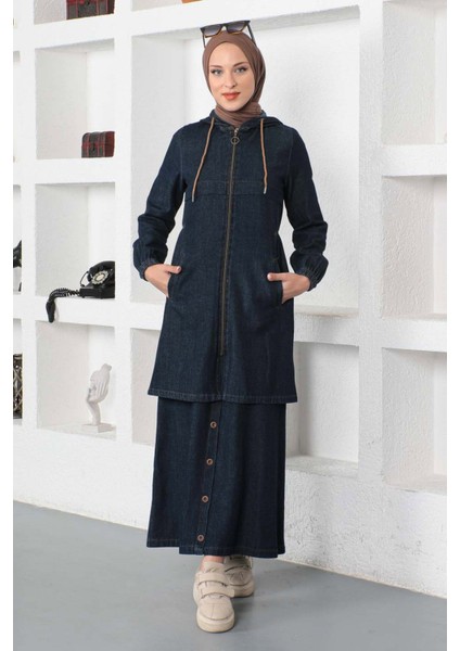 Missvalle Etekli Kot Takım Koyu Kot 19500