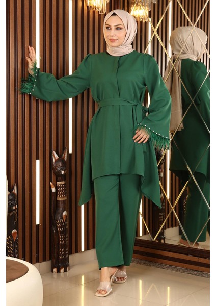 Missvalle Tüy Detaylı Takım Zümrüt 19131 fırsatları