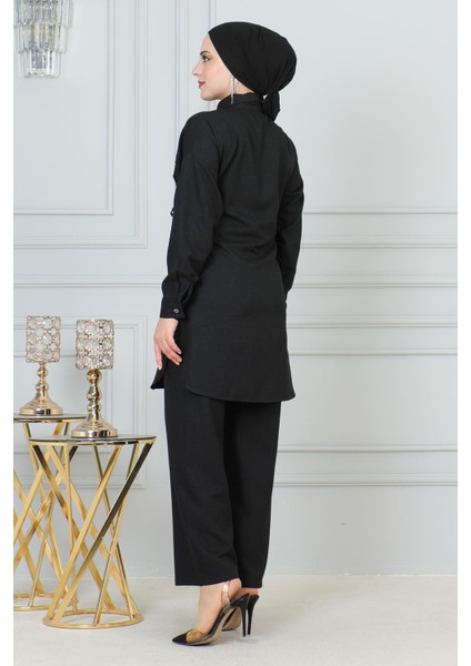 Missvalle Beli Bağcıklı Takım Siyah 19220 fırsatları