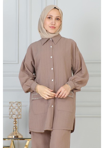 Missvalle Cebi Taş Detaylı Takım Vizon 19210 fiyatları