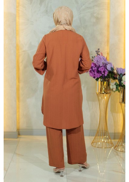 Missvalle Düğmeli Broş Detaylı Takım Taba 19178 fırsatları