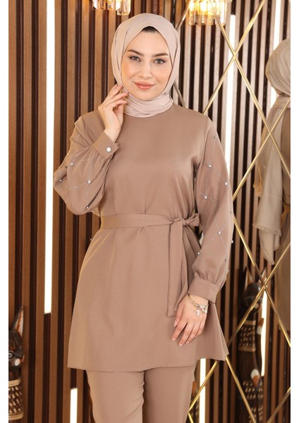 Inci Detaylı Takım Vizon 19120 fiyatları