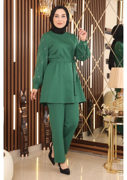 Inci Detaylı Takım Zümrüt 19120