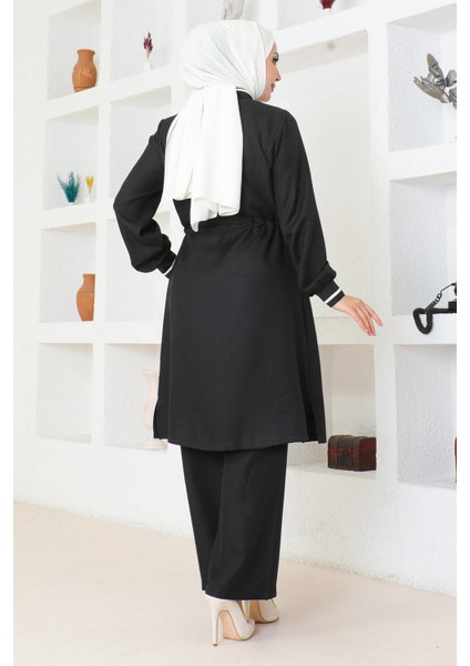 Missvalle Beli Bağcıklı Ribanalı Takım Siyah 19212 fırsatları