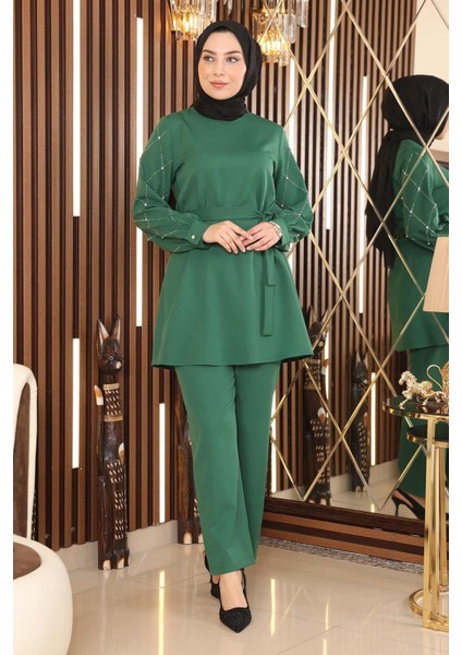 Inci Detaylı Takım Zümrüt 19120 modelleri