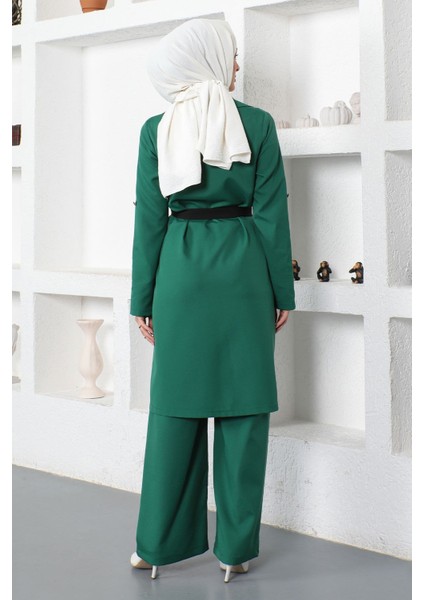 Missvalle Nakış Detaylı Takım Zümrüt 19002 indirimleri