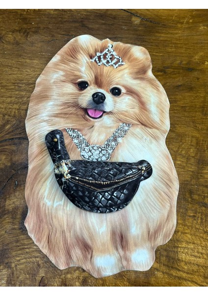 3 Boyutlu Çantalı Köpek Arma Dikiş Aplike 27X16 cm fırsatları