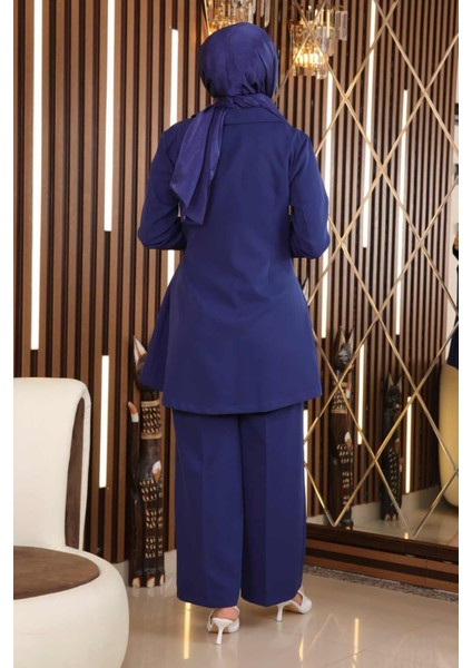 Missvalle Kuşak Detaylı Takım Indigo 19106 indirimleri