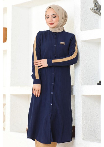 Missvalle Arma Detaylı Düğmeli Takım Indigo 19194 fiyatları