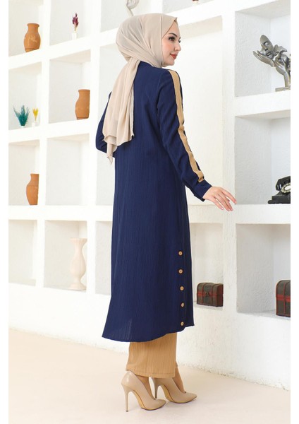 Missvalle Arma Detaylı Düğmeli Takım Indigo 19194 fırsatları