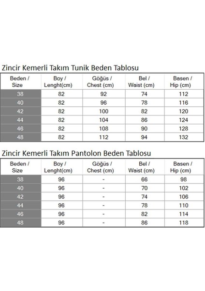 Zincir Kemerli Takım Zümrüt 18001