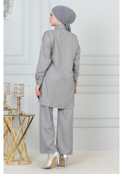 Missvalle Beli Bağcıklı Takım Gri 19220 fırsatları