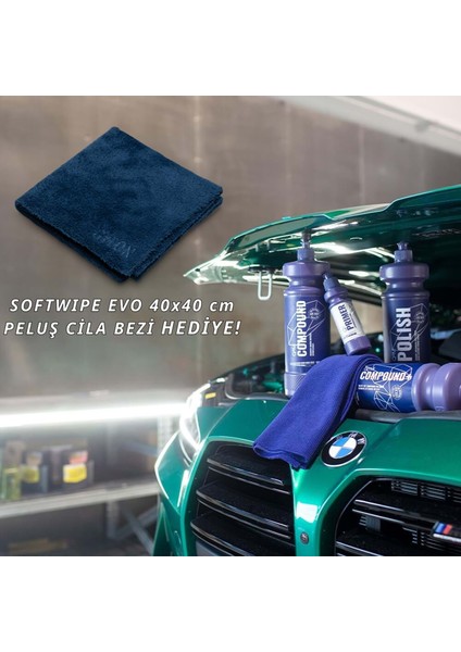 Çizik Giderici Parlatıcı Kalın Pasta Hare Cila 3lü Set - 1000 ml x 3 Adet modelleri