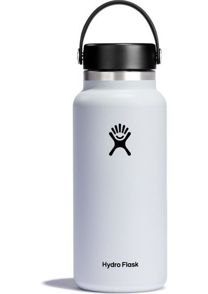 Hydro Flask W32bts110 946ml 32oz Geniş Flex Kapak Şişe Beyaz