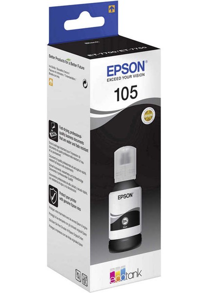 Epson 105-C13T00Q140 Siyah Orijinal Mürekkep