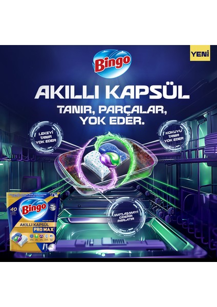 Akıllı Kapsül Pro Max Bulaşık Makinesi Deterjanı Tableti 120'LI