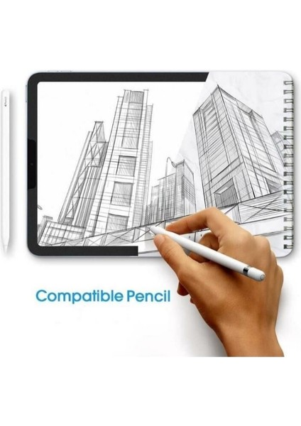 Doogee T30E 11 Inç Ekran Koruyucu Paperfeel Kağıt Hissi Şeffaf