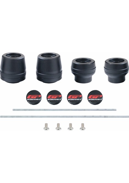 Cf Moto 450 Sr 2023-2024 Uyumlu Aks Koruma Takozu Siyah