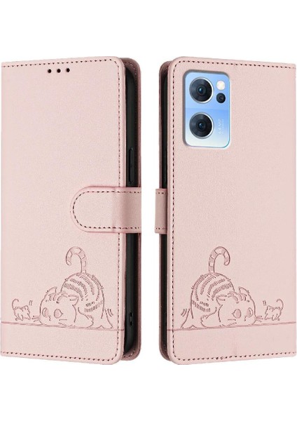 Oppo Bulmak Için Kılıf X5 Lite Cüzdan Kapak Çevirin Kedi Rfıd Kart Yuvası Tutucu (Yurt Dışından)