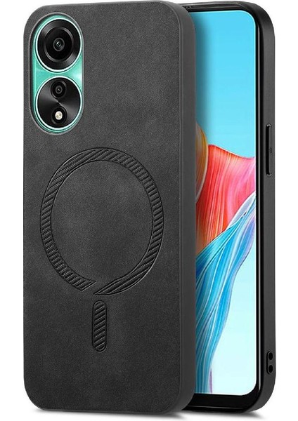 Oppo A78 4g Ince Magsafe Araç Mounts Kablosuz Şarj Için Flip Case (Yurt Dışından)