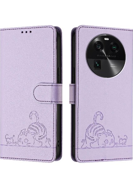 Oppo Bulmak Için Kılıf X6 Cüzdan Kapak Kapak Kedi Rfıd Kart Yuvası Tutucu Kickstand (Yurt Dışından)