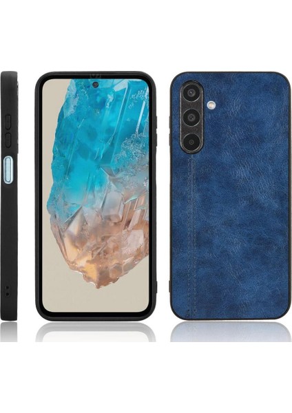 Samsung Galaxy M35 Vegan Pu Deri Kickstand Cüzdan Kılıf Için Cüzdan Kılıf (Yurt Dışından)