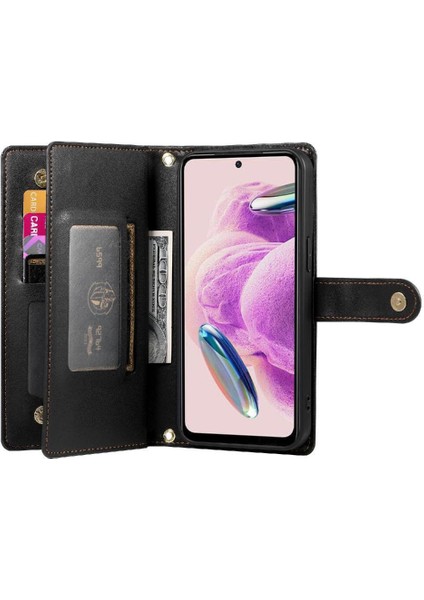 Xiaomi Redmi Not 11 Için Flip Case 4g Crossbody Kayış Iş Cüzdan (Yurt Dışından)