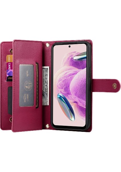 Xiaomi Redmi Not 11 Için Flip Case 4g Crossbody Kayış Iş Cüzdan (Yurt Dışından)