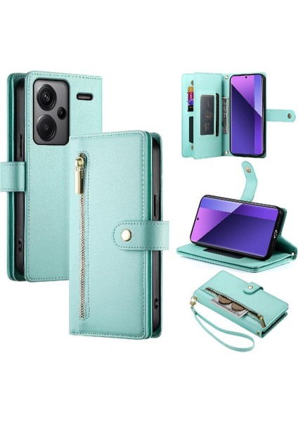 Xiaomi Redmi Not Için Flip Case 13 Pro Artı Standı Cüzdan Çok Fonksiyonlu (Yurt Dışından)