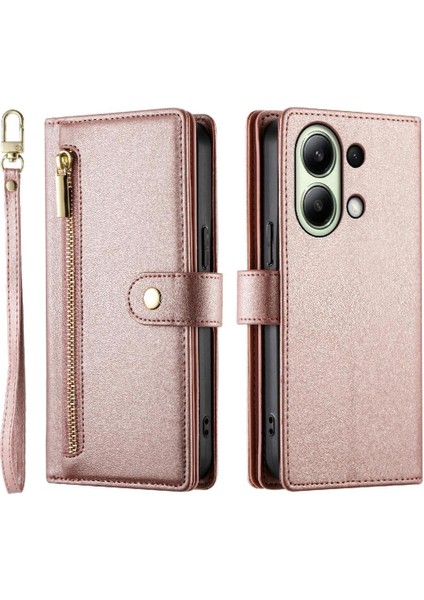 Xiaomi Redmi Not 13 Için Flip Case 4g Çok Fonksiyonlu Iş Cüzdan (Yurt Dışından)