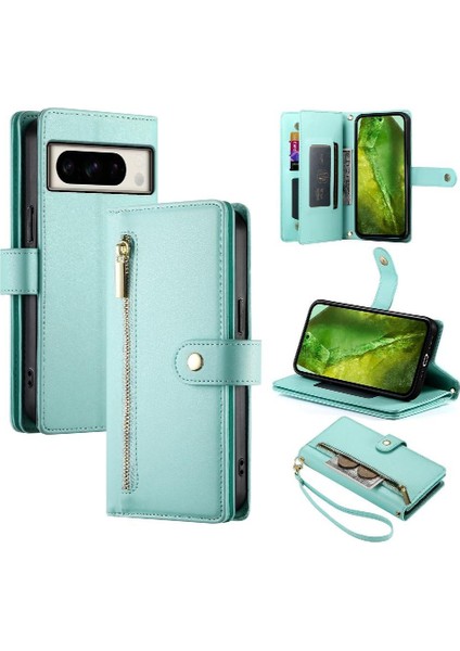 Google Piksel 8A Için Flip Case Crossbody Kayış Cüzdan Çok Fonksiyonlu (Yurt Dışından) modelleri