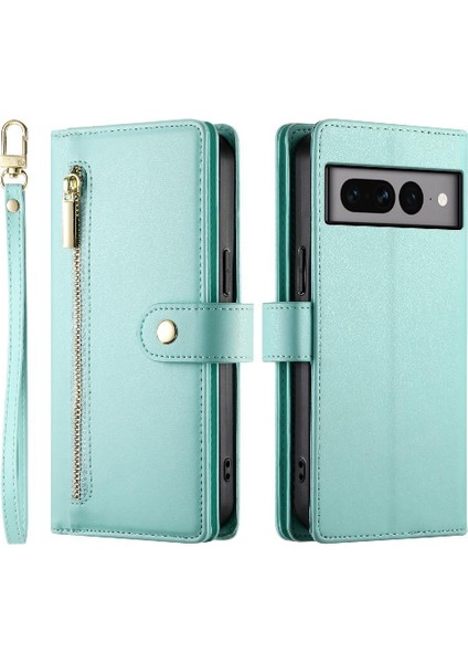 Google Piksel 7 Pro Crossbody Kayış Çok Fonksiyonlu Iş Için Flip Case (Yurt Dışından) modelleri