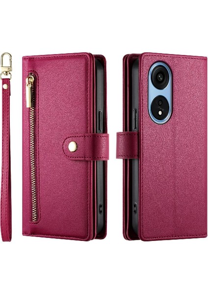 Oppo Oppo 8t 5g Için Flip Case Crossbody Kayış Cüzdan Iş Standı (Yurt Dışından)