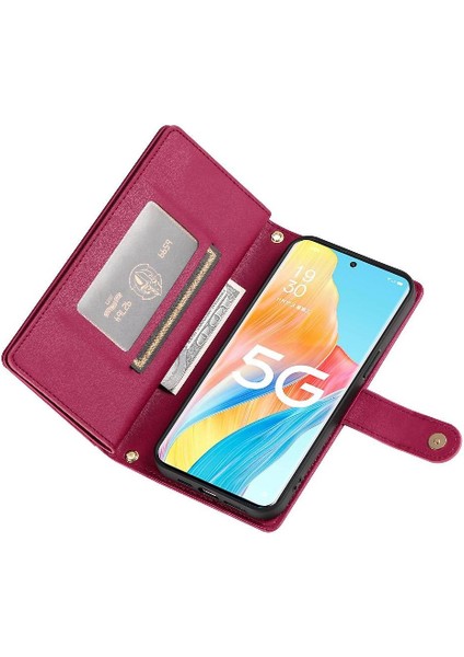 Oppo Oppo 8t 5g Için Flip Case Crossbody Kayış Cüzdan Iş Standı (Yurt Dışından) indirimleri