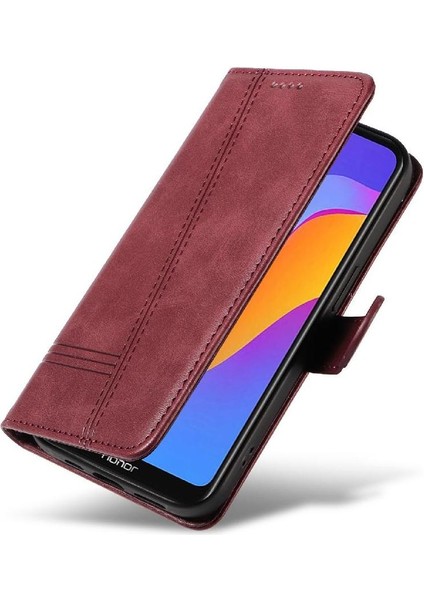 Huawei Y6 2019 Cüzdan Telefon Kılıfı Için Filp Durumda Preslenmiş Pu Deri ile (Yurt Dışından) fırsatları