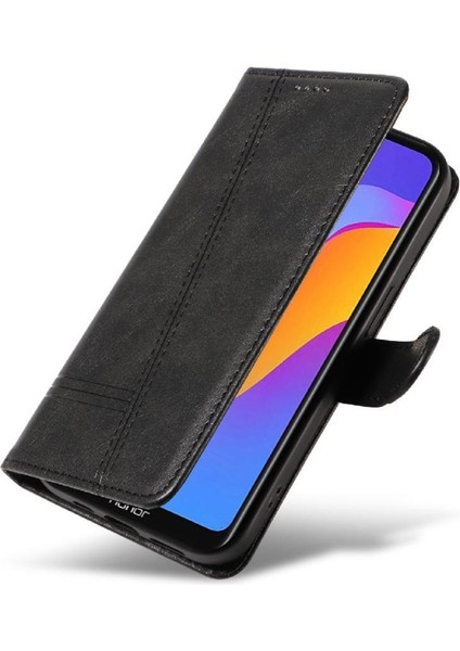 Huawei Y6 2019 Cüzdan Telefon Kılıfı Için Filp Durumda Preslenmiş Pu Deri ile (Yurt Dışından) fırsatları